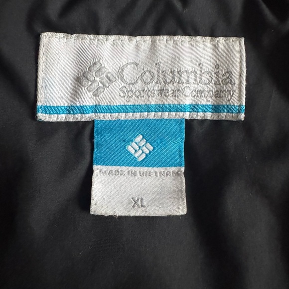 Columbia Long Quilted Insulated Puffer Jacket Warm Winter Coat Outdoor Black XL - Picture 5 of 7